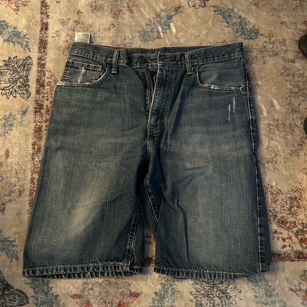 Levi's Dark Blue Jean Shorts